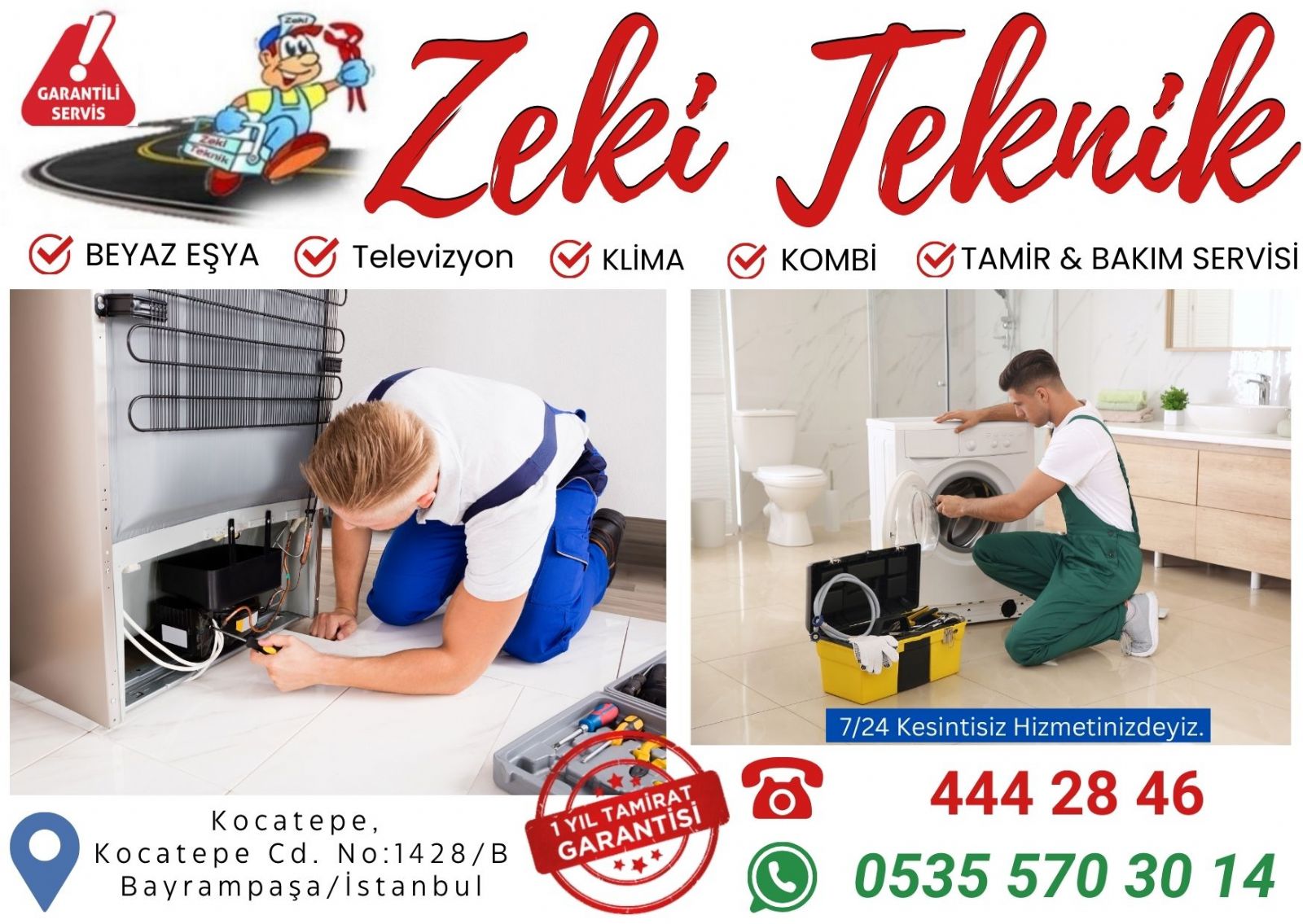 Bayrampaşa Beyaz Eşya Servisi